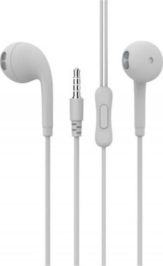 Techancy TF20062 Handsfree cu două căști cu mufă 3.5mm Gri