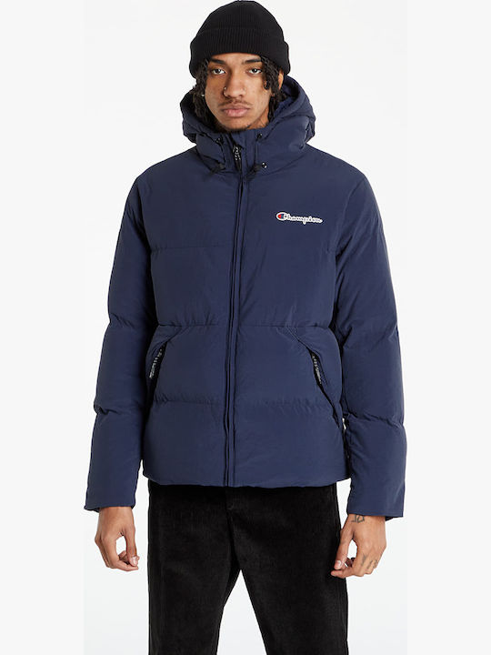 Winter Jacke Puffer Marineblau