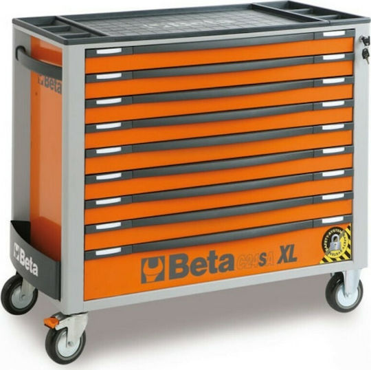 Beta 2400S XLO9/E-XL Εργαλειοφόρος με 9 Συρτάρια και 493 Εργαλεία