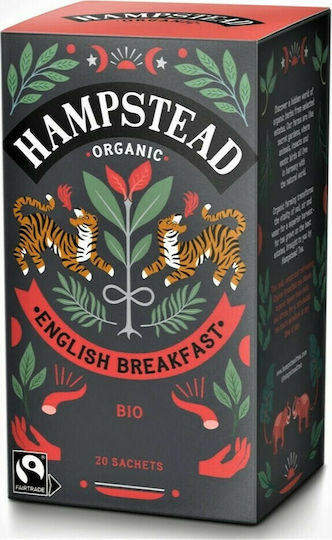 The Hampstead Tea Μαύρο Τσάι Βιολογικό Προϊόν English Breakfast 20 Φακελάκια