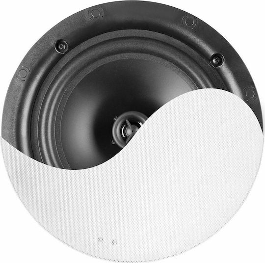 Power Dynamics NCSS8 Ηχείο Οροφής 40W (Τεμάχιο) Λευκό
