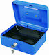 Budget Cash Box with Lock Blue 358690