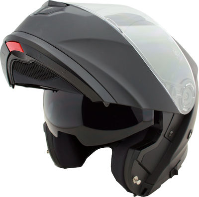 Corsa CF158 Matt Black Motorradhelm Aufklappbar