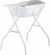 Chipolino Baby Bath with Stand Vela with Thermometer Grey