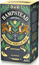 The Hampstead Tea Negru Ceai Produs organic French Vanilla 20 Pungi 1buc