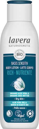 Lavera Basis Sensitiv Rich Ενυδατική Lotion Σώματος για Ξηρές Επιδερμίδες 250ml