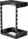 StarTech Wandmontiert Rack-Schrank 15U 51x50.4x77.3cm Schwarz RK15WALLOA