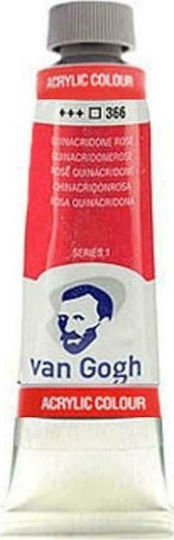 Royal Talens Van Gogh Acrylic Ακρυλικό Χρώμα Ζωγραφικής Quanacridone Rose 366 20ml