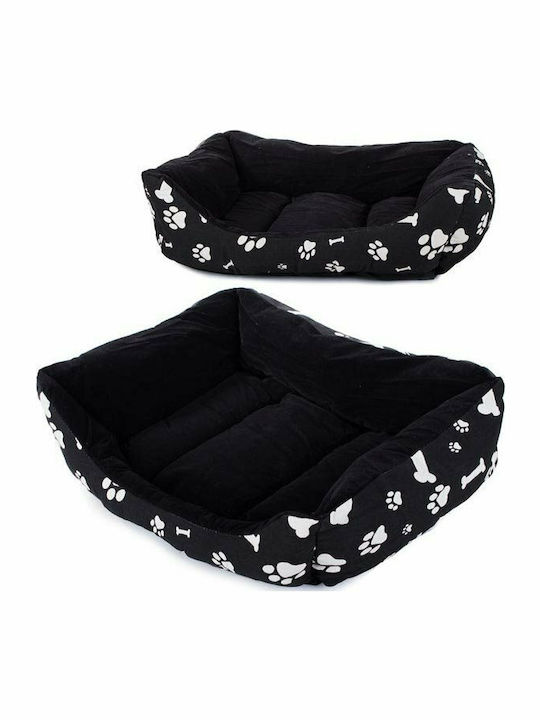 Sofa für Hunde Schwarz 62x53cm