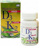 Medichrom Vitamins Extra D3 5000IU & K2 120mcg Vitamin for Immune System Boost 5000iu 60 caps