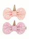 Souza For Kids Aryanne Set Kinderhaarklammern mit Haarspange Mehrfarbig in Rosa Farbe 2Stück 106081