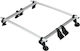 La Prealpina Aluminum Car Roof Bar Calypso 1.10 for Skoda Roomster 3D 2007+ without Legs Silver