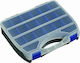 Lux Tools Comfort Werkzeugkoffer-Organisator mit einstellbaren Fächern Schwarz 32x26x5cm