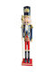 Aca Wooden Christmas Nutcracker 106cm Blue