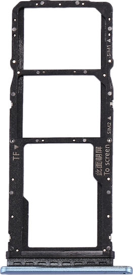 Sim-Kartenhalterung Blau Huawei P40 Lite E
