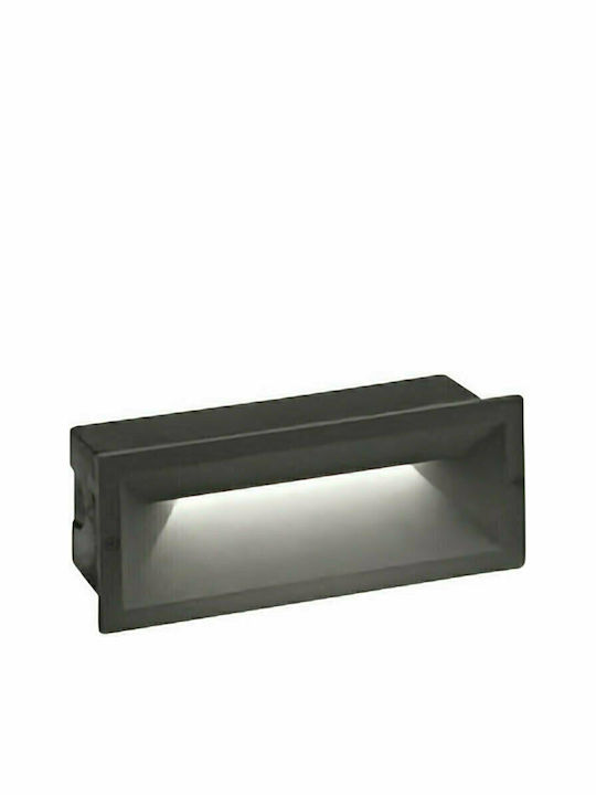 Gea Luce Ohrm Επιτοίχια Εξωτερική Πλαφονιέρα LED IP65 13W