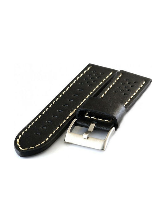 Diloy Straps Curea din piele Negru 22mm