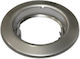 Adeleq Rotund Metalic Cadru pentru Spoturi GU10 Gri 7.8x7.8cm. 1buc