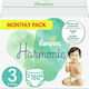 Pampers Scutece cu bandă adezivă Harmonie Harmonie Nr. 3 pentru 6-10 kgkg 180buc