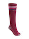 Burton Emblem Midweight Ski & Snowboard Socks Pink 1 Pair