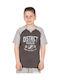 District75 Kids T-shirt Gray 119KBSS-500