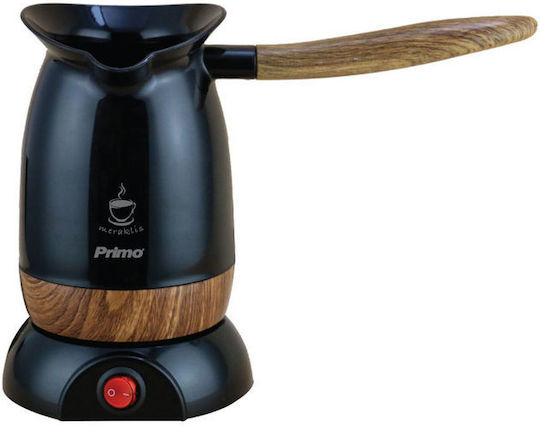 Primo PRCP-40381 Cafetieră electrică grecească 800W cu Capacitate 220ml Negru