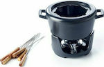 Beka Cast Iron Fondue Pot with Tea Light for 6 Persons Black 20.5x20.5cm