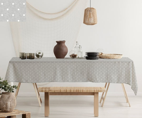Mc Decor Кариран Устойчив на петна 11 Сив 140x140бр
