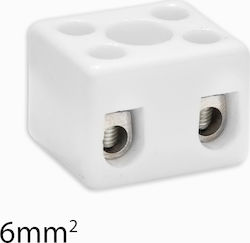 Tekox Κλέμα 2 θέσεων 6mm/41A B6-2E