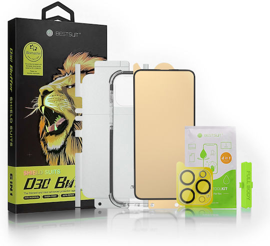 Bestsuit 6in1 Set Back Cover Σιλικόνης Διάφανο (iPhone 13 Pro Max)