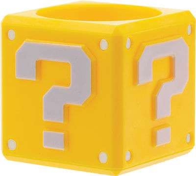 Paladone Plastic Egg Cup Super Mario Question Block Yellow