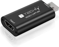 Techly I-USB-VIDEO-1080TY Captură video pentru PC / Laptop și conexiune USB-A