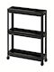 Viosarp 153.OMS.VSK1 VC153 Floor Bathroom Shelf Plastic with 3 Shelves 54x18x71cm