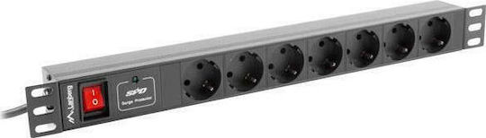 Lanberg Πολύπριζο Rack PDU-07F-0200-IEC-BK 1τμχ