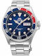 Orient Mako Kamasu Men's Watch 42mm Automatic with Silver Metal Bracelet