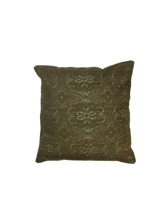 Espiel Sofa Cushion from 100% Cotton Green 45x45cm.