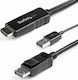 StarTech Cable DisplayPort male - HDMI male 3m Μαύρο (HD2DPMM3M)