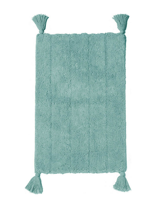 Melinen Bath Mat Cotton Trend 2000047203 Aqua 5...