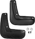 Novline Rear Car Mudguards Back for Kia Rio 5D 2017 2pcs 2pcs