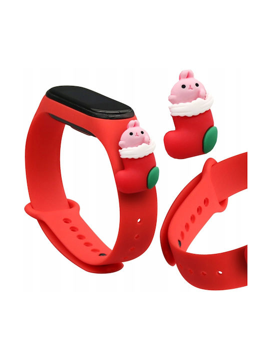 Hurtel Christmas Holidays Λουράκι Σιλικόνης Red...
