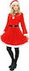 Adult Christmas Santa Claus Costume Red