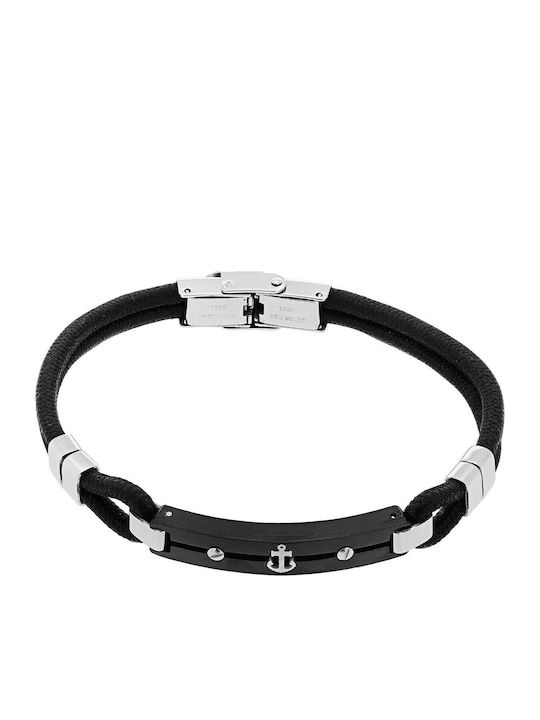 Visetti Brățară Pentru Bărbați Tip Cuff Din Piele Visetti Brățară Pentru Bărbați Tip Cuff Din Piele