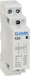 Elmark Phase 2-Pole Power Relay 40A 230V 23016