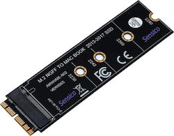 M.2 NVME SSD Конвертиране на адаптерна карта за MacBook Air Pro Retina (2013-2017 г.) Черен M.2 NVME SSD Конвертиране на адаптерна карта за MacBook Air Pro Retina (2013-2017 г.) Черен