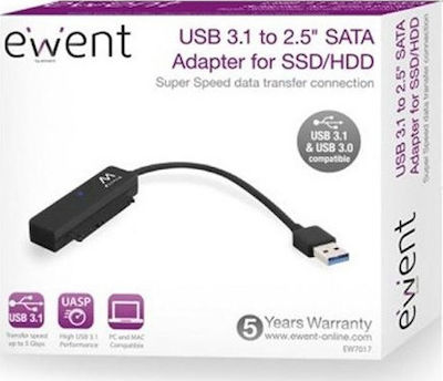 Ewent Αντάπτορας USB 3.1 σε SATA