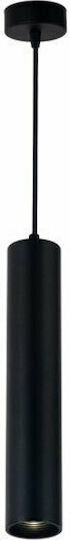 Optonica Pendant Light Black with Socket GU10 5.5x30cm