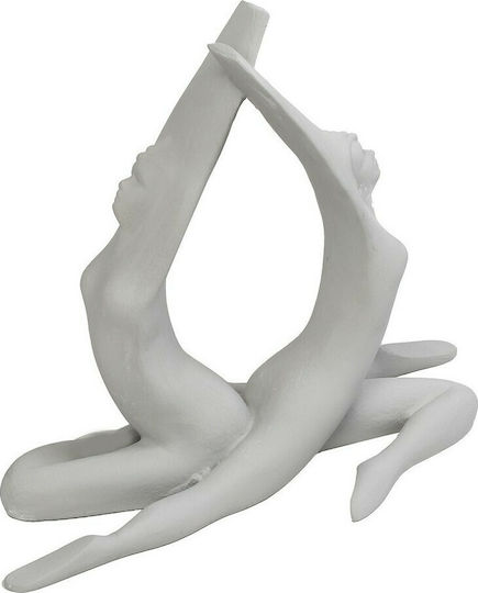 Espiel Decorative Statuette made of Plaster Pair in Grey 28cm 1pcs