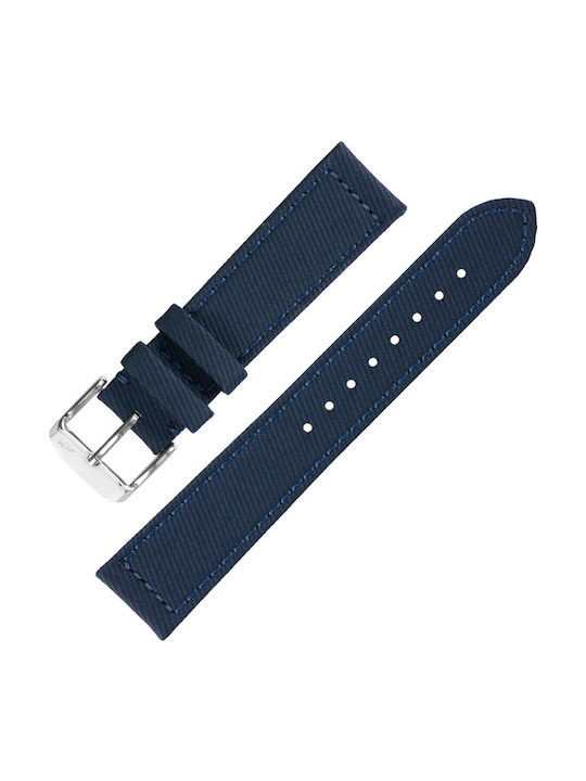 Morellato Corfu Riemen aus Stoff Blau 20mm