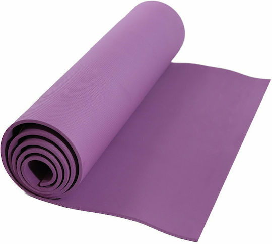 Liga Sport Στρώμα Γυμναστικής Yoga Μωβ (173x61x0.6cm)