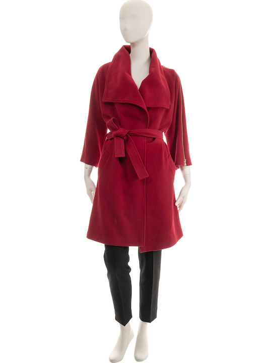 Παλτό με ζώνη Bill Cost / Κόκκινο